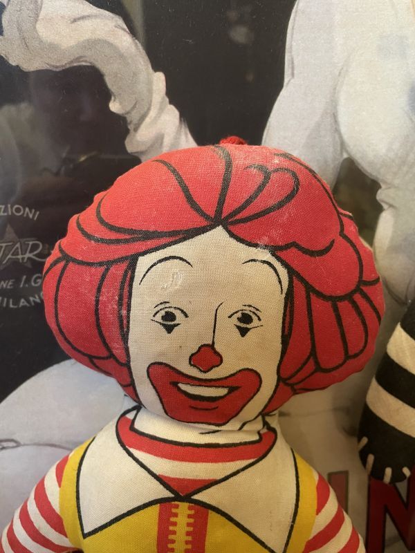 McDonald’s Hamberglar & Ronald 2 Pillow Dolls / マクドナルドのハンバーグラー&ロナルド　ピロードール