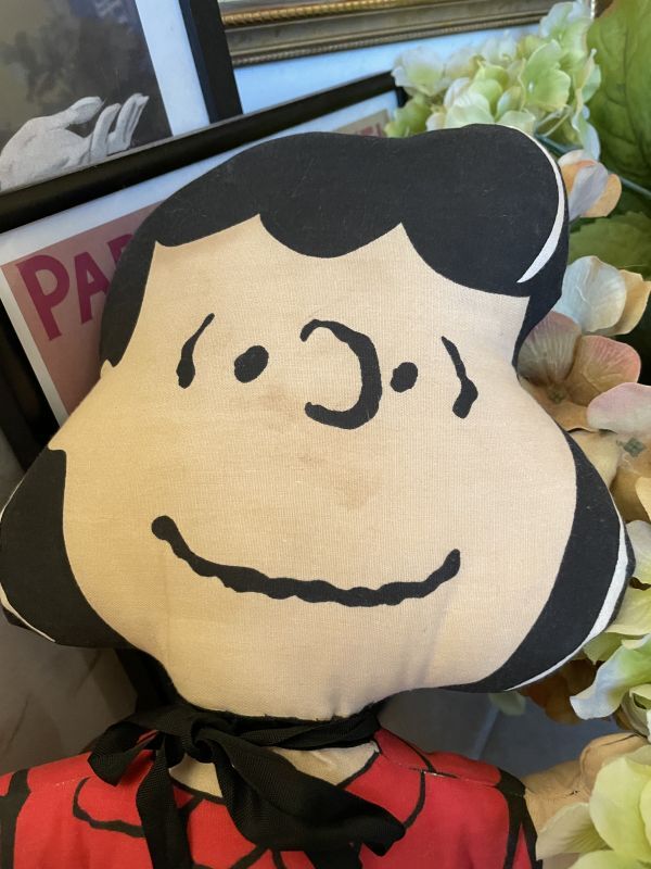Peanuts Soopy Lucy fabric pillow doll / ピーナッツ ルーシー ピロー 