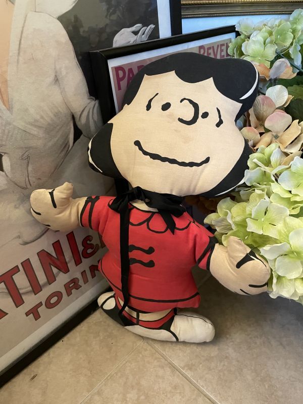 Peanuts Soopy Lucy fabric pillow doll / ピーナッツ　ルーシー　ピロードール 1952