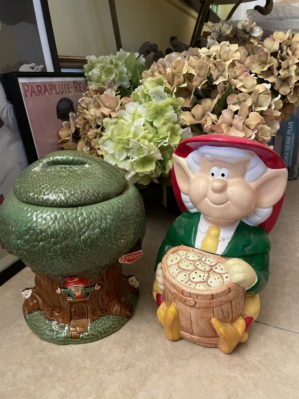 Keebler Tree House Ceramic Cookie Jar 1981 / キーブラー　ツリーハウス　陶器製　クッキージャー