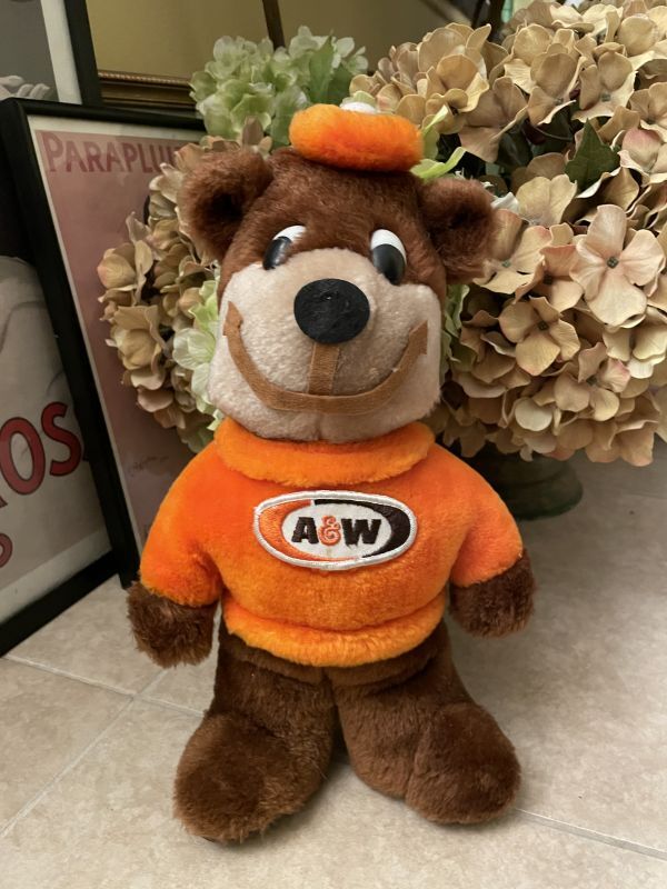 A&W Rootbeer Bear Plush Doll / エーアンドダブリュー ベア