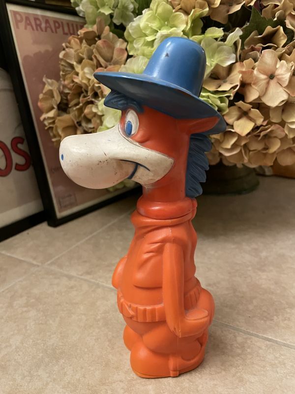 Hanna Barbera Quick Draw McGraw Blue Hat Coin Bank1960's / ハンナ