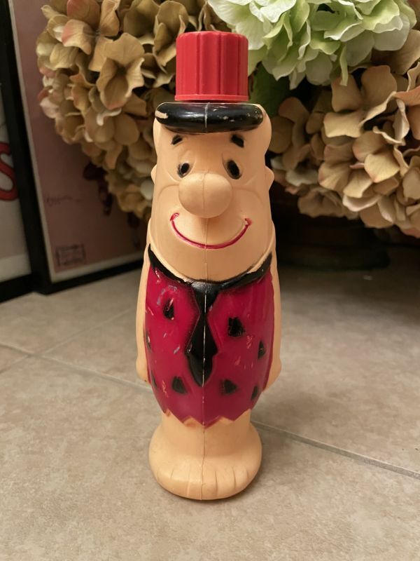 Hanna Barbera Flintstones Fred Soaky Bottle (A) / フリントストーンズ、フレッドのソーキーボトル