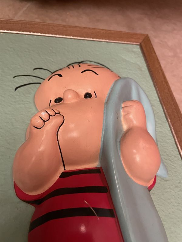 Peanuts Linus 3D wall Frame decorations / ピーナッツ ライナス 3D