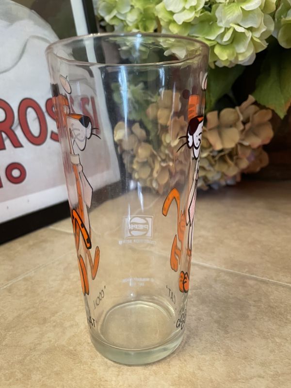 Looney Tunes Cool Cat Pepsi Glass 1973 / ルーニーチューンズ ペプシ クールキャット グラス