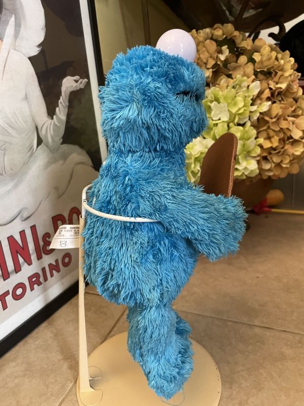 Sesame Street Cookie Monster Plush Doll with cookie (C) / セサミ