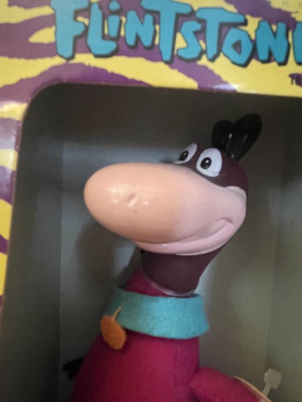 Flintstones Rubber face Dino Doll with Box 1991 / フリントストーン