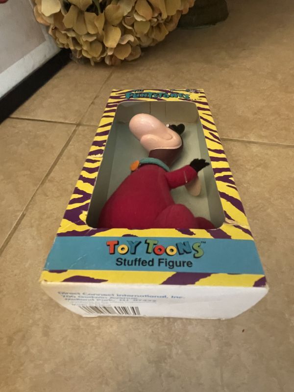 Flintstones Rubber face Dino Doll with Box 1991 / フリントストーン