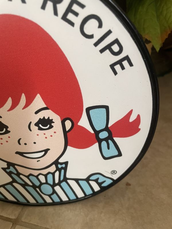 Wendy's Small Plastic Sign (A) / ウエンディーズ 小さな看板、サイン