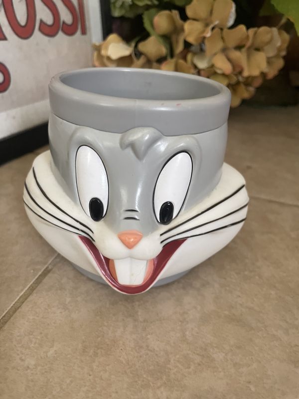 Looney Tunes Bugs Bunny Face Plastic Mug / ルーニー